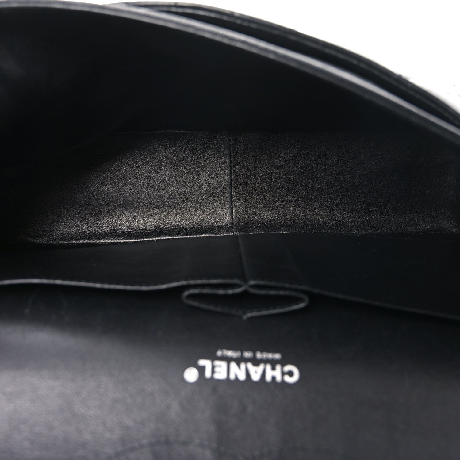 Chanel Lambskin Quilted Jumbo Double Flap So Black 5 of 11