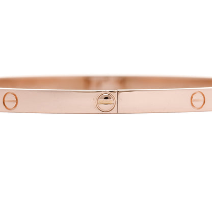 Cartier 18K Pink Gold Small LOVE Bracelet 18 3 of 6