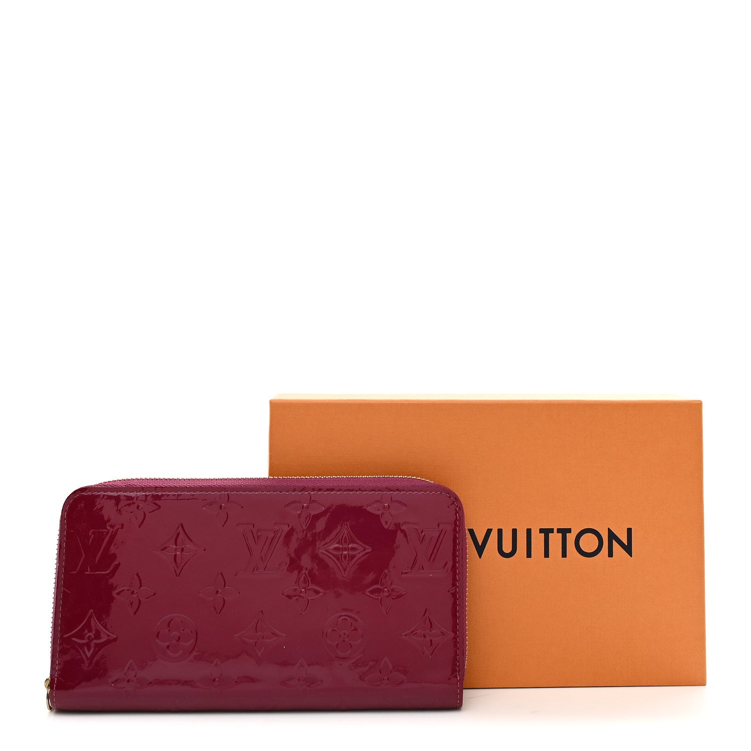 Louis Vuitton ワインレッド クラッチバッグ Louis Vuitton Vernis Zippy Wallet Rose Indien 1883160 – FASHIONPHILE