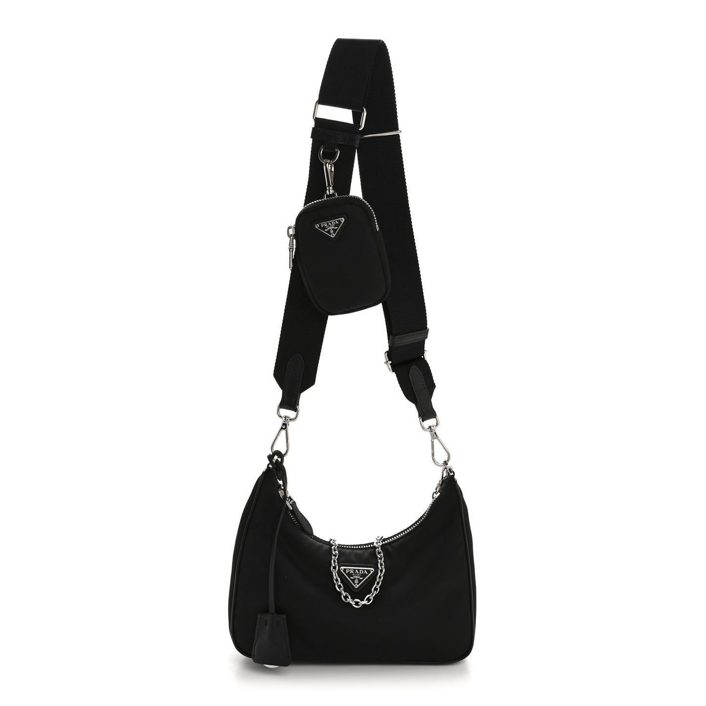 Nylon Re-Edition 2005 Shoulder Bag Black