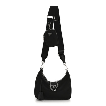 Prada Nylon Re-Edition 2005 Shoulder Bag Black 1 of 11