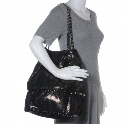 Stella McCartney Faux Leather Large Falabella Bucket Bag Ruthenium 2 of 7