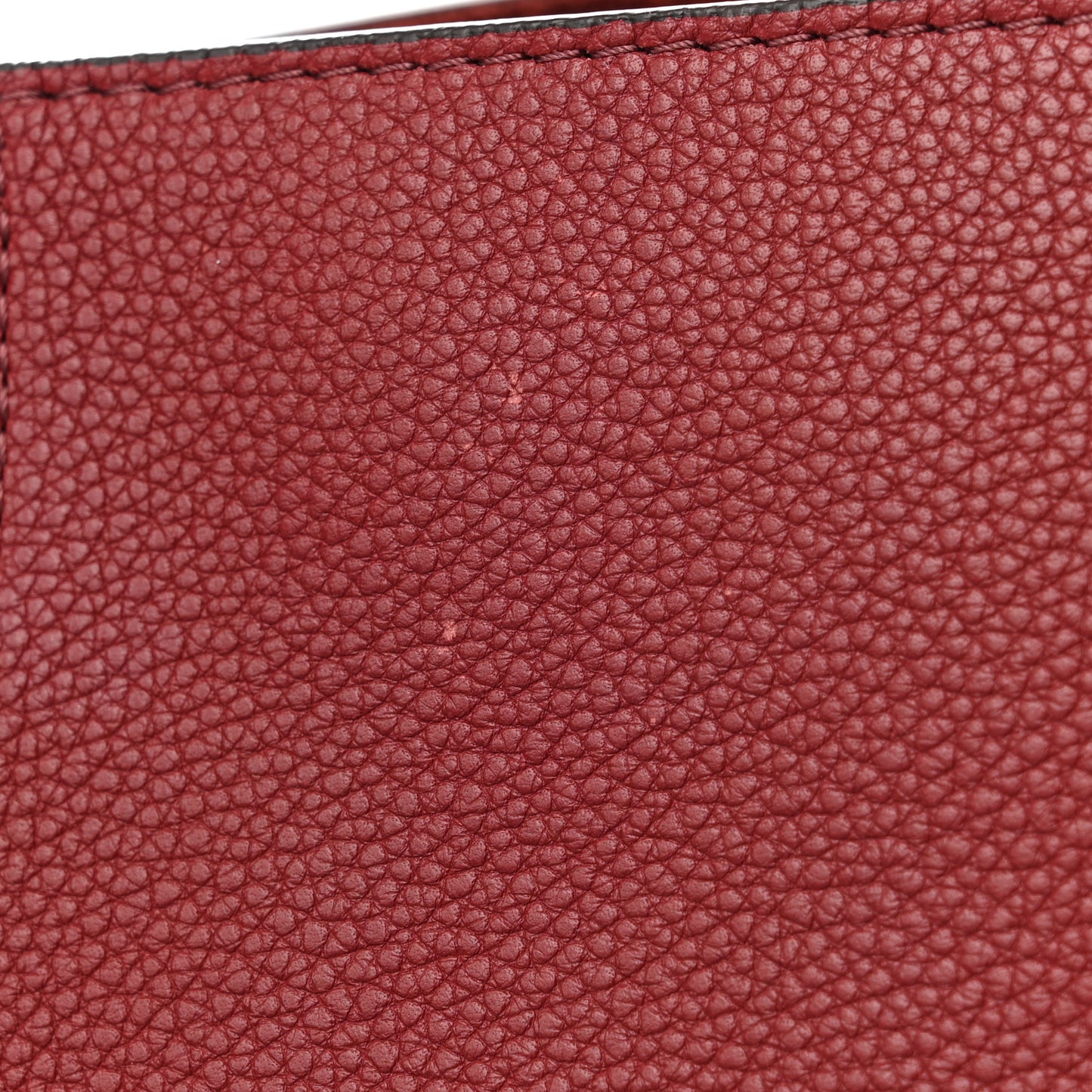 Soft Grained Calfskin Sangle Bucket Bag Light Burgundy