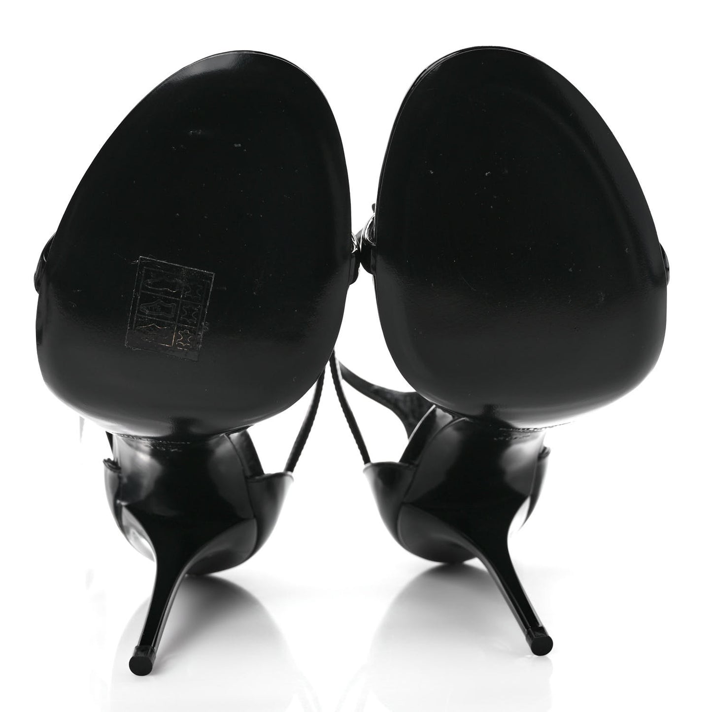 Patent Cassandra 100 Sandals 38.5 Black