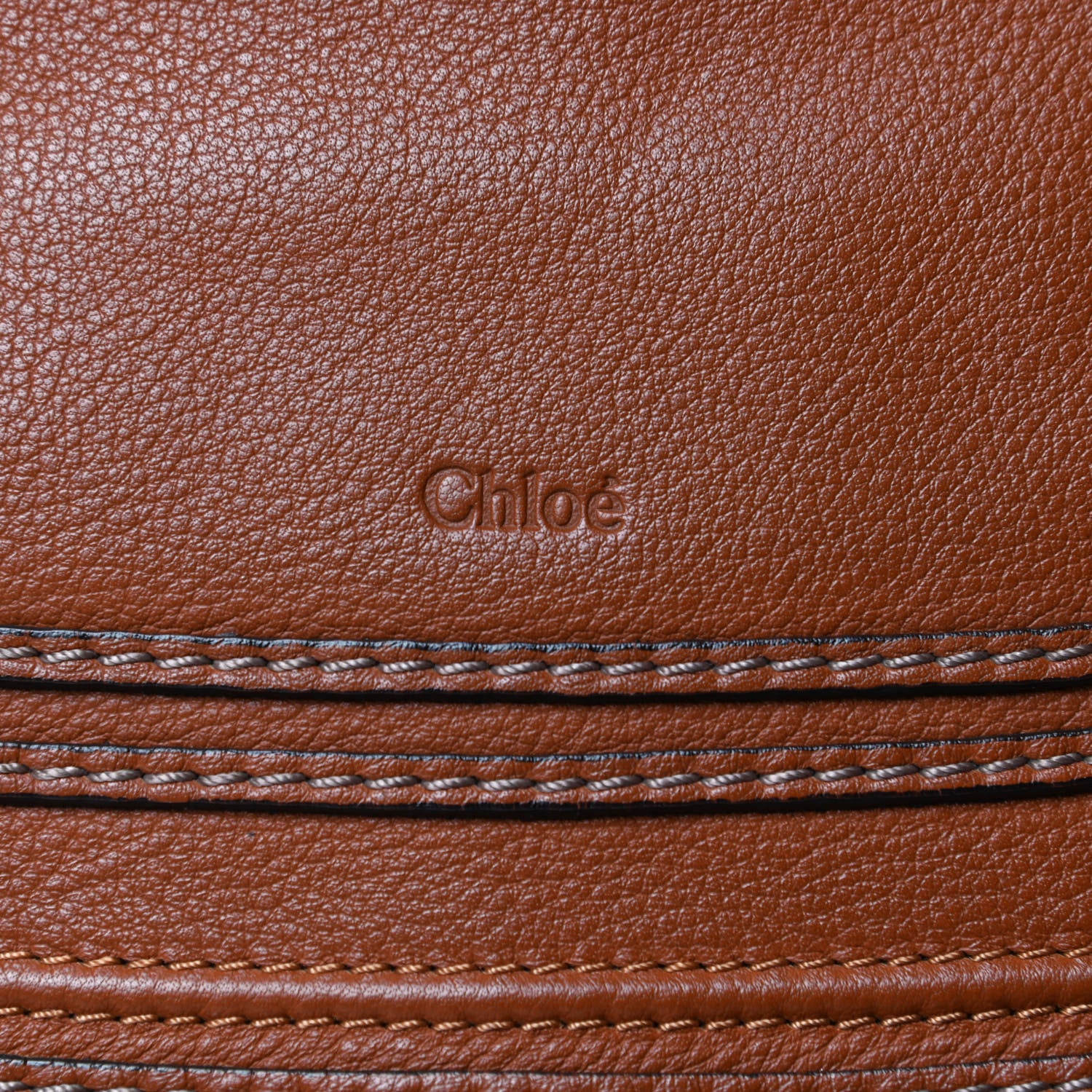 Chloe Calfskin Medium Marcie Satchel Tan 14 of 14