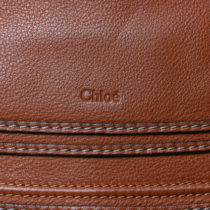 Chloe Calfskin Medium Marcie Satchel Tan 14 of 14
