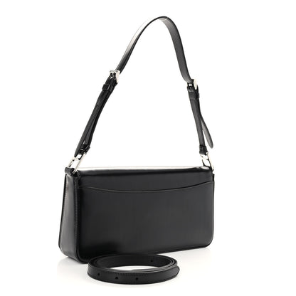 Prada Spazzolato Femme Flap Shoulder Bag Black 3 of 9