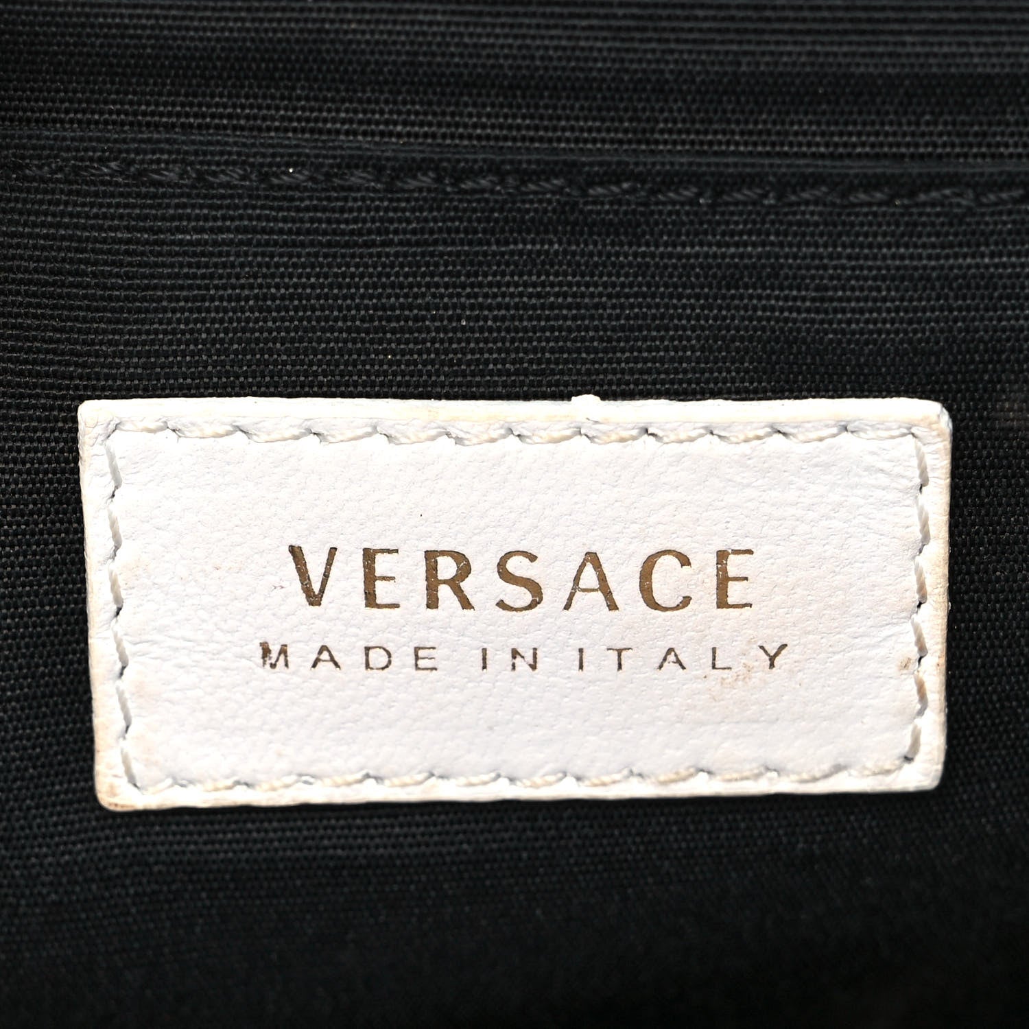 Versace Nappa Quilted Medusa Chain Crossbody White 5 of 10