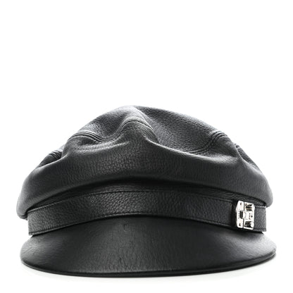 Gucci Calfskin Cellarius Hat S Black 3 of 15