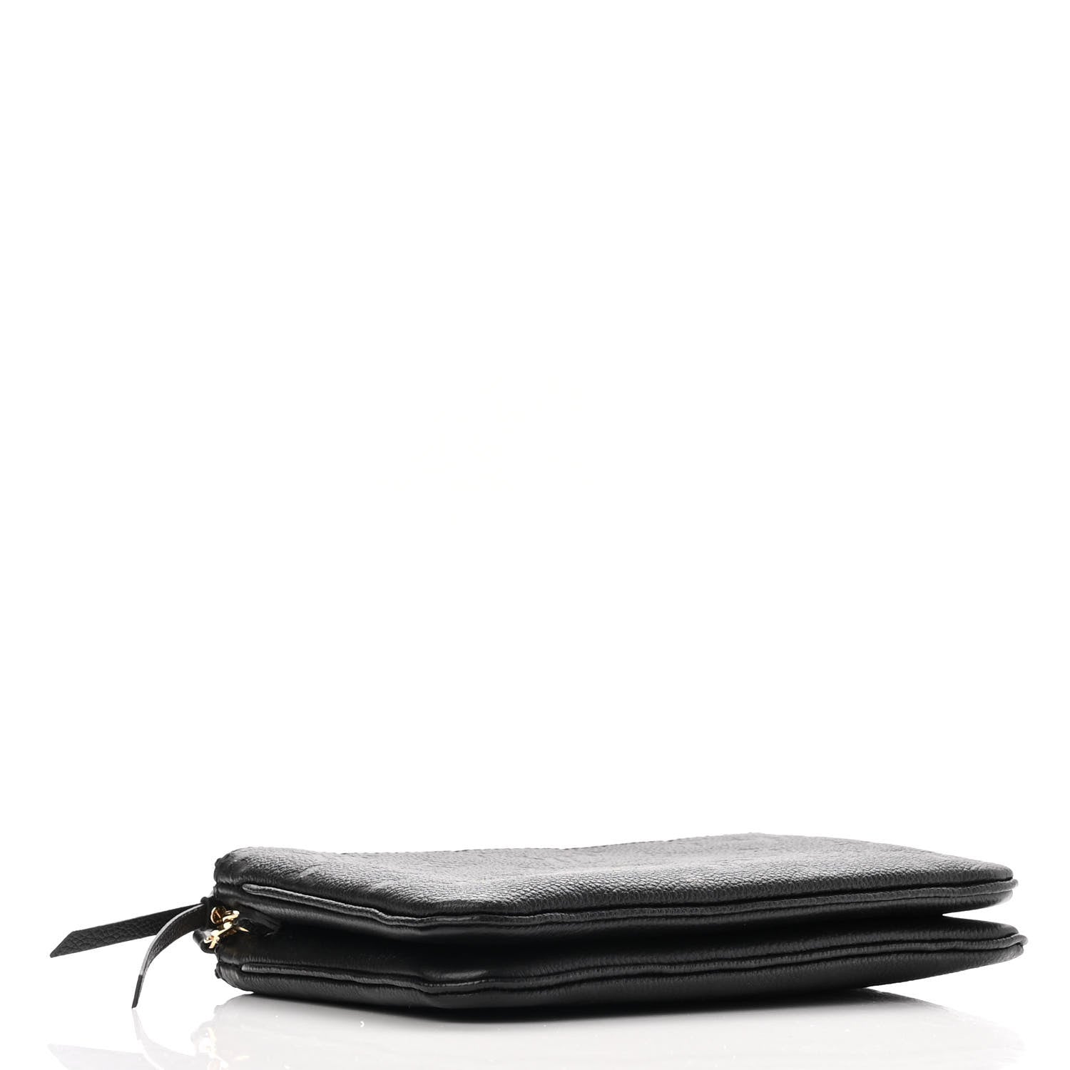 Louis Vuitton Empreinte Double Zip Pochette Black 4 of 10