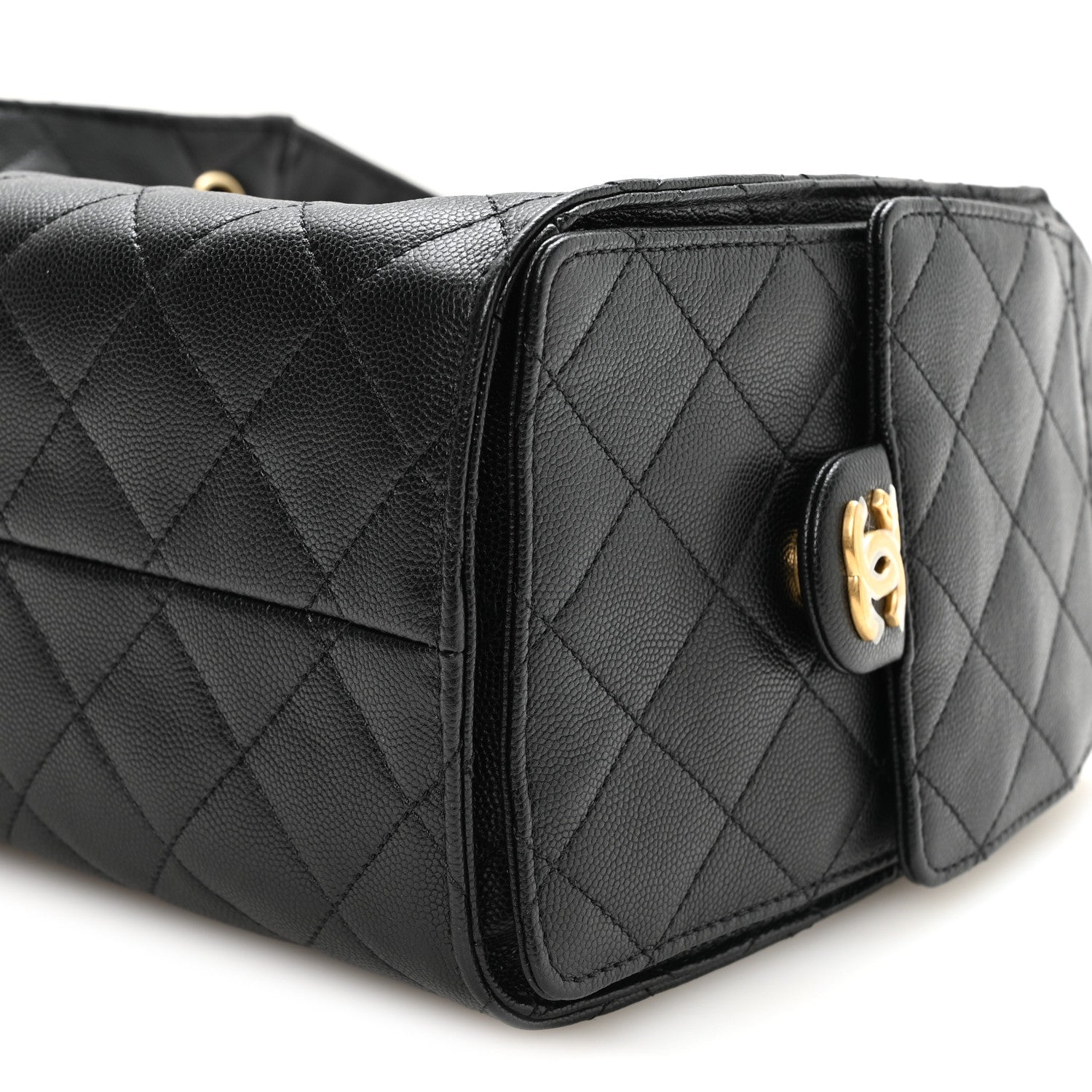 Chanel Caviar Quilted Small Chanel 25 Handbag Black 10 of 11