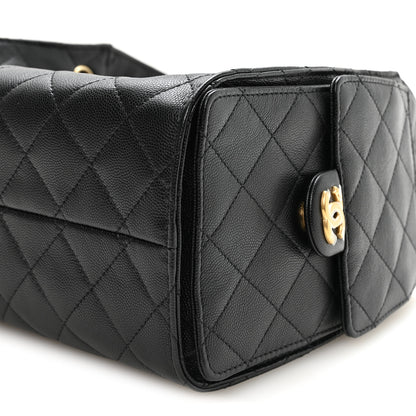 Chanel Caviar Quilted Small Chanel 25 Handbag Black 10 of 11