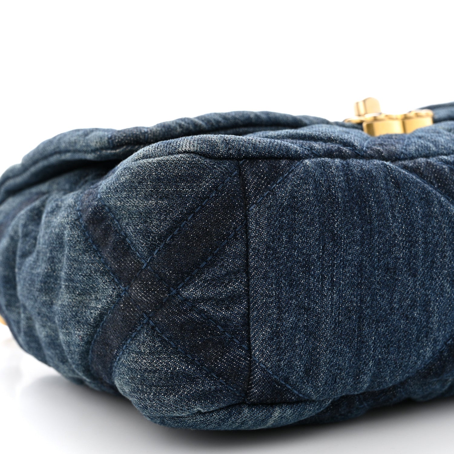 Chanel Denim Quilted Medium Chanel 19 Flap Blue 9 of 11