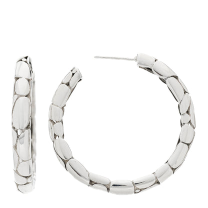 John Hardy Sterling Silver Kali Hoop Earrings 1 of 4