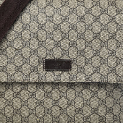 Gucci GG Plus Monogram Messenger Diaper Bag Dark Brown 12 of 12
