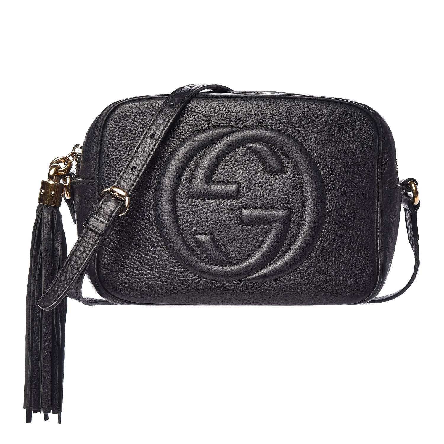 Gucci Pebbled Calfskin Small Soho Disco Bag Black 1 of 16