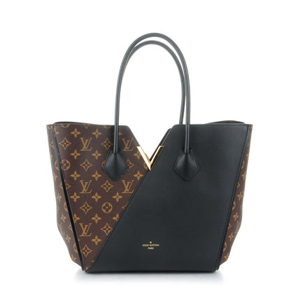 Louis Vuitton Calfskin Monogram Kimono Tote Black 1 of 7