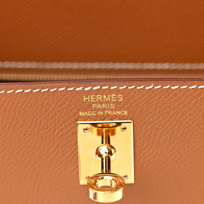 Hermes Epsom Kelly Sellier 25 Gold 6 of 11