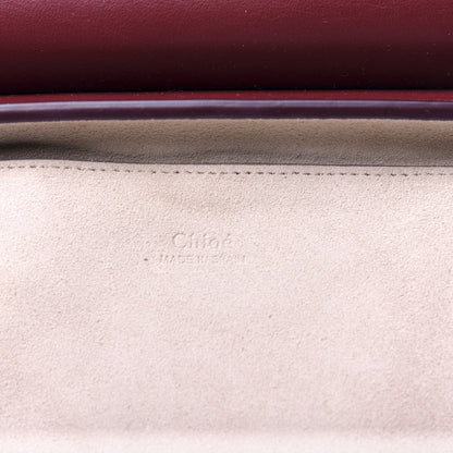 Chloe Suede Calfskin Small Faye Shoulder Bag Plum Purple 8 of 14
