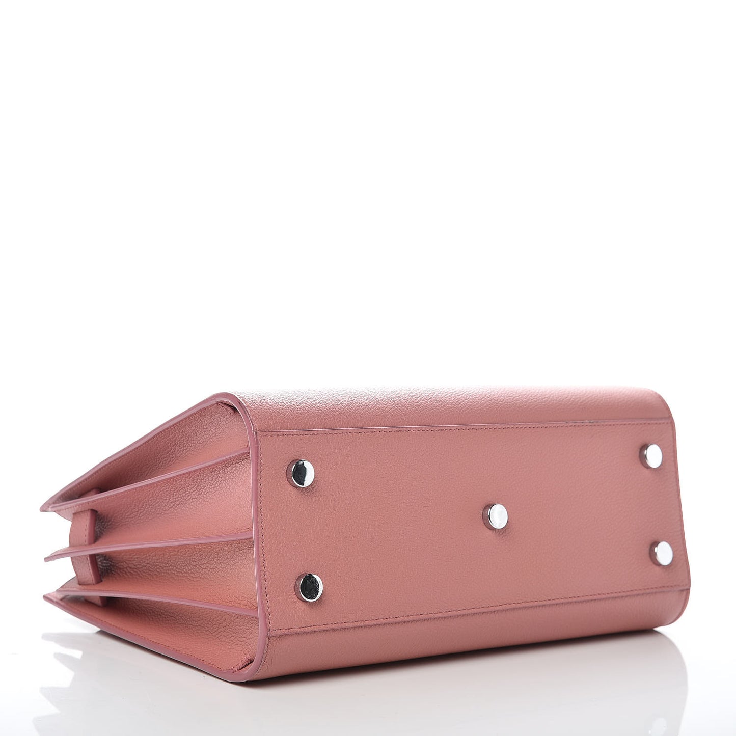 Grained Calfskin Baby Sac De Jour Dark Rose