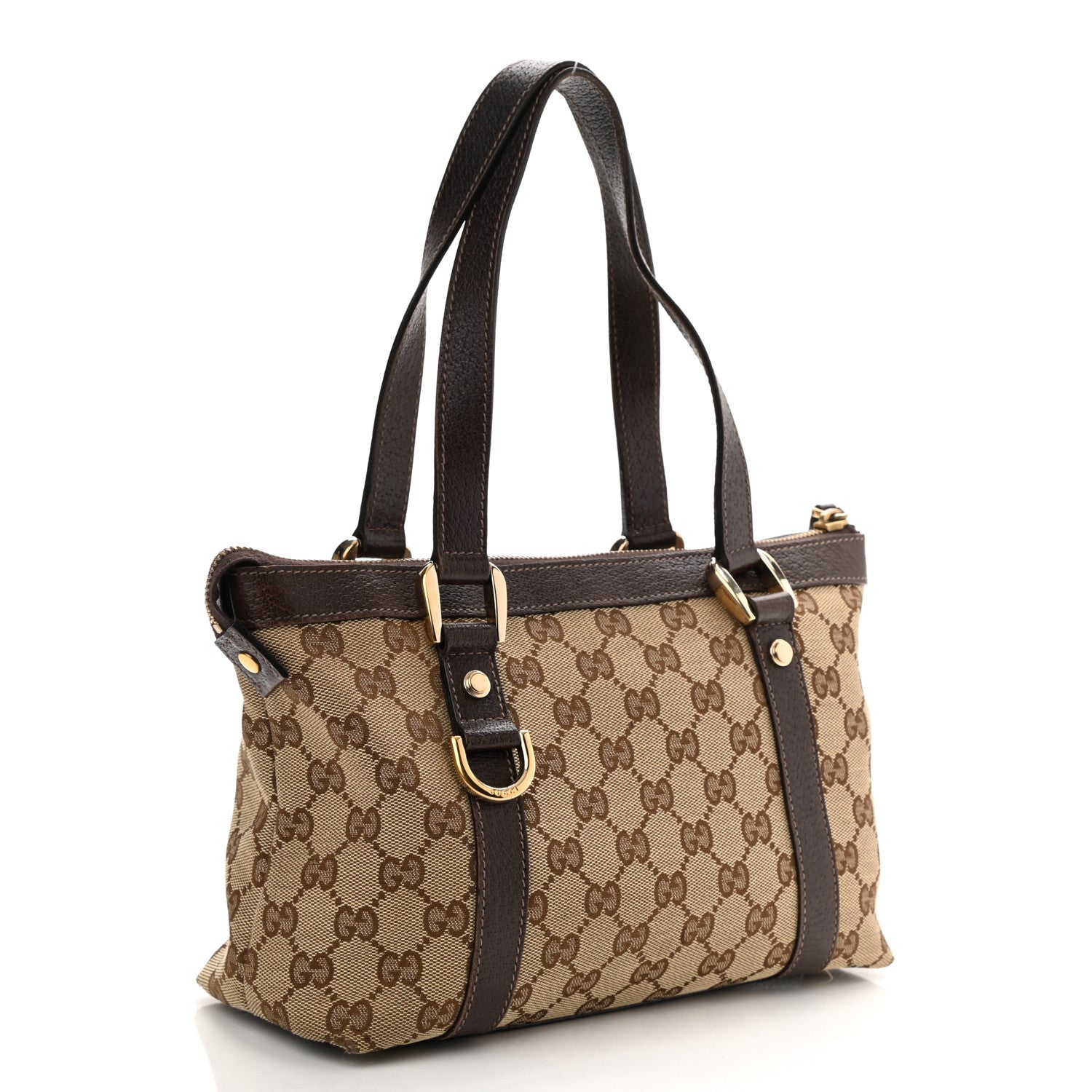 Gucci Monogram Medium Abbey Tote Dark Brown 3 of 8