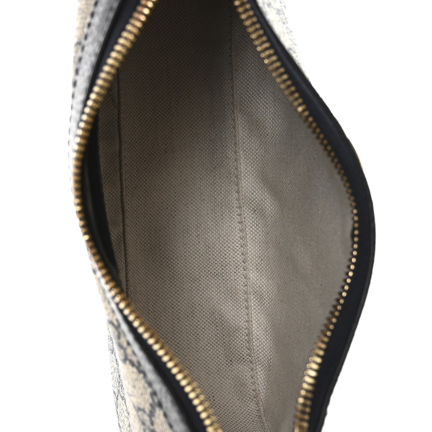 GG Supreme Monogram Textured Dollar Calfskin Web Small Ophidia GG Handbag Beige Blue