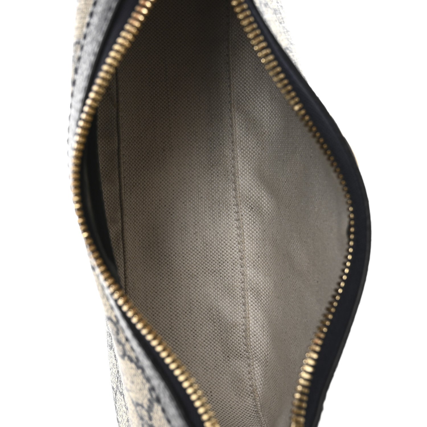 Gucci GG Supreme Monogram Textured Dollar Calfskin Web Small Ophidia GG Handbag Beige Blue 5 of 10