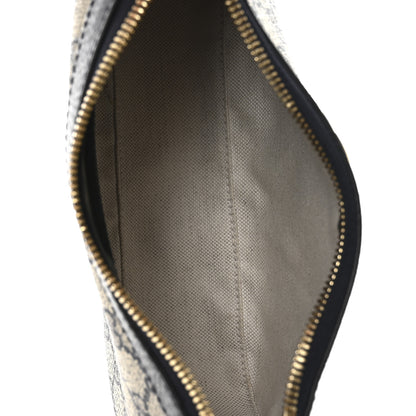 Gucci GG Supreme Monogram Textured Dollar Calfskin Web Small Ophidia GG Handbag Beige Blue 5 of 10