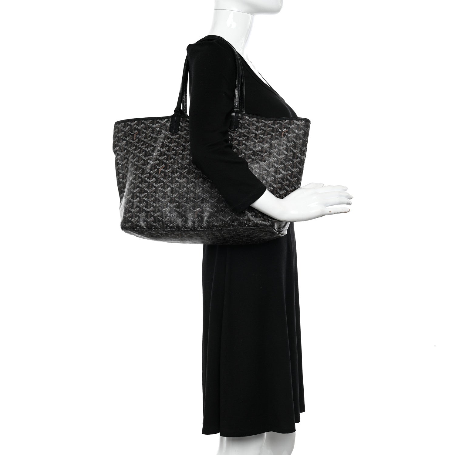 Goyard Goyardine Saint Louis PM Black 2 of 13