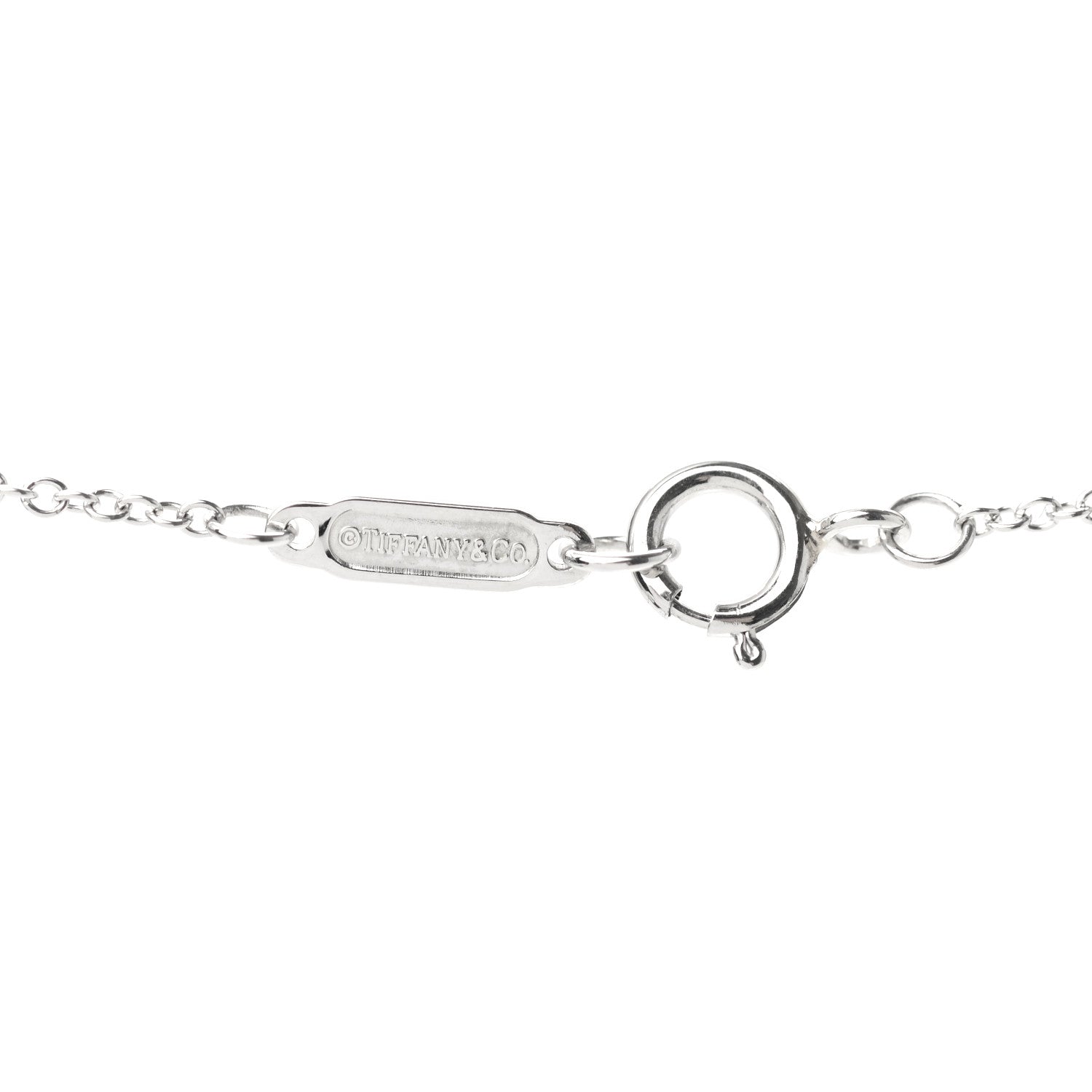 Tiffany Platinum Diamond Pink Tourmaline Paper Flowers Firefly Pendant Necklace 4 of 6