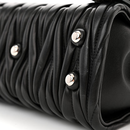 Miu Miu Nappa Matelasse Top Handle Bag Black 9 of 10