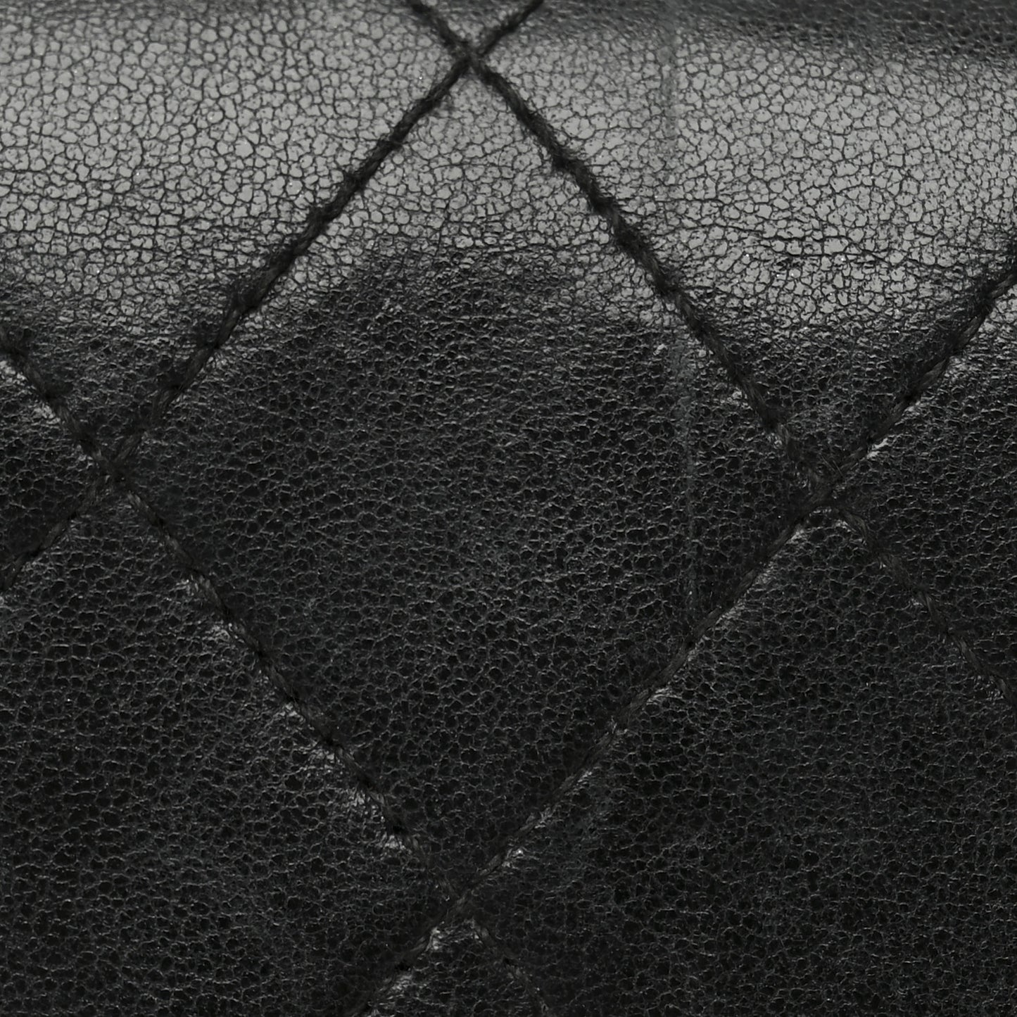 Lambskin Quilted Mini Square Flap Bag Black