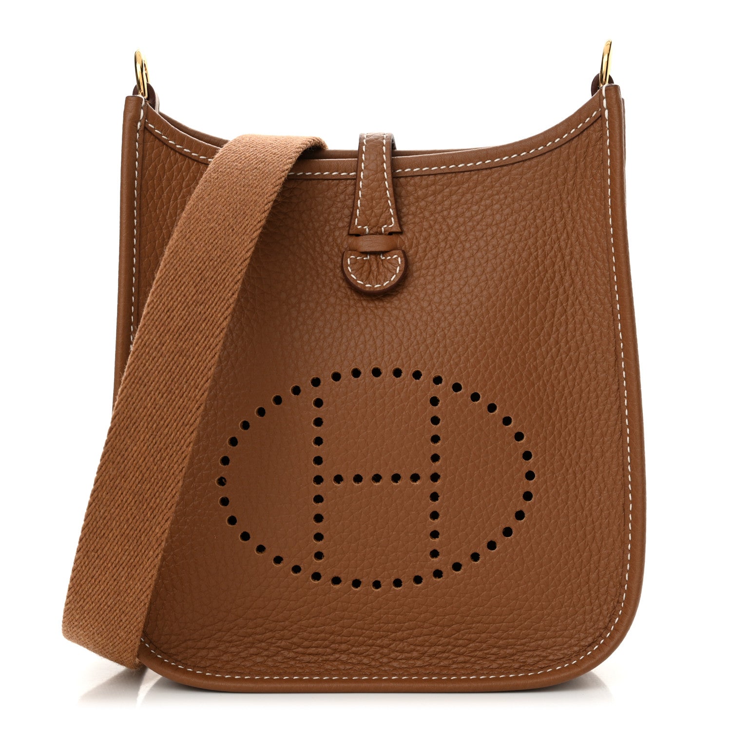 Hermes Taurillon Clemence Evelyne TPM Gold 1 of 11