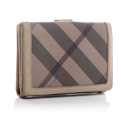 Burberry Smoked Check Compact Wallet 3 of 8