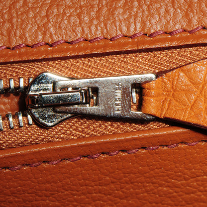 Hermes Ostrich Birkin 30 Cognac 23 of 29