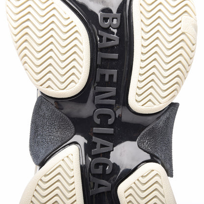 Balenciaga Fabric Mesh Womens Triple S Sneakers 38 Yellow Grey White 5 of 8