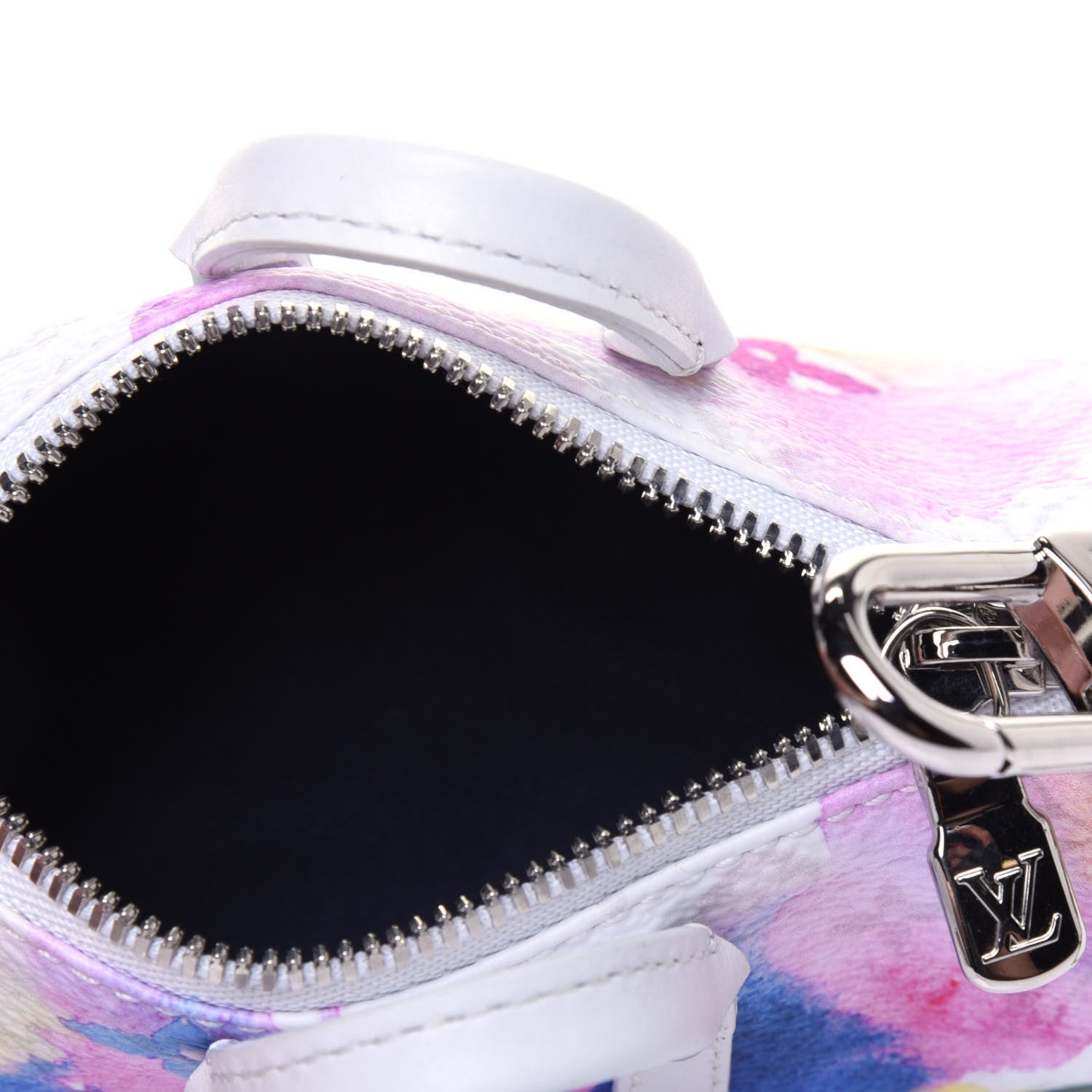 Louis Vuitton Monogram Watercolor Mini Keepall Bag Charm Key Holder Multicolor 6 of 9