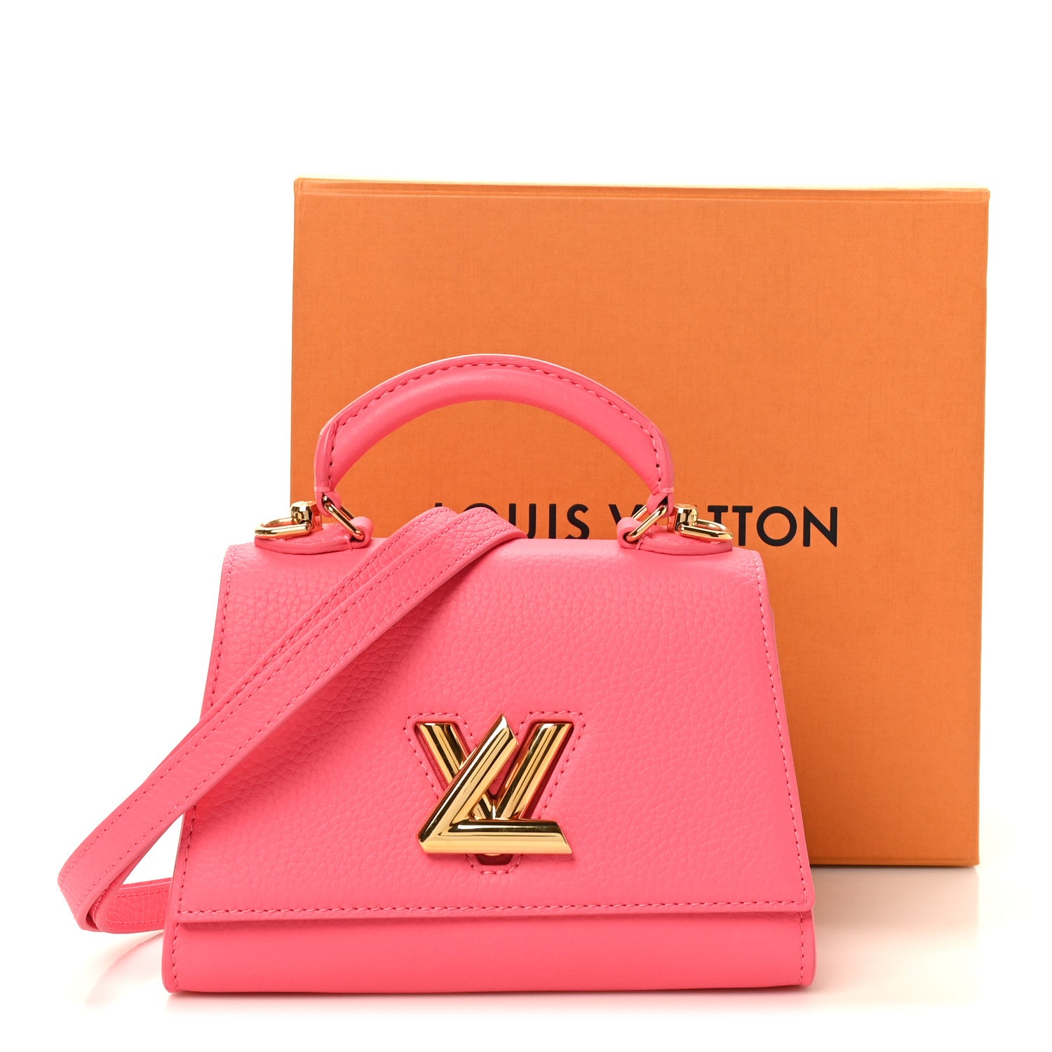 Louis Vuitton Taurillon Twist One Handle BB Dragon Fruit 10 of 10