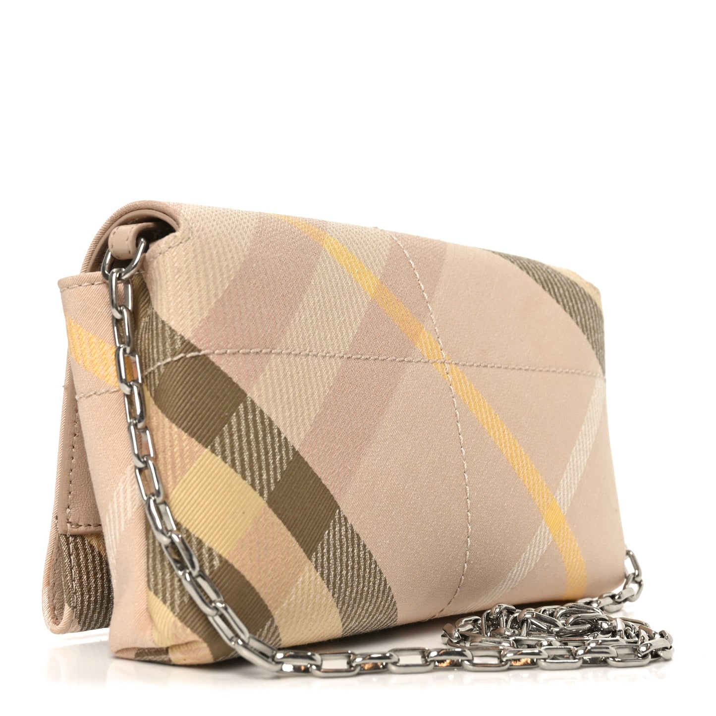 Jacquard Check Soft Snip Mini Chain Bag Teacup
