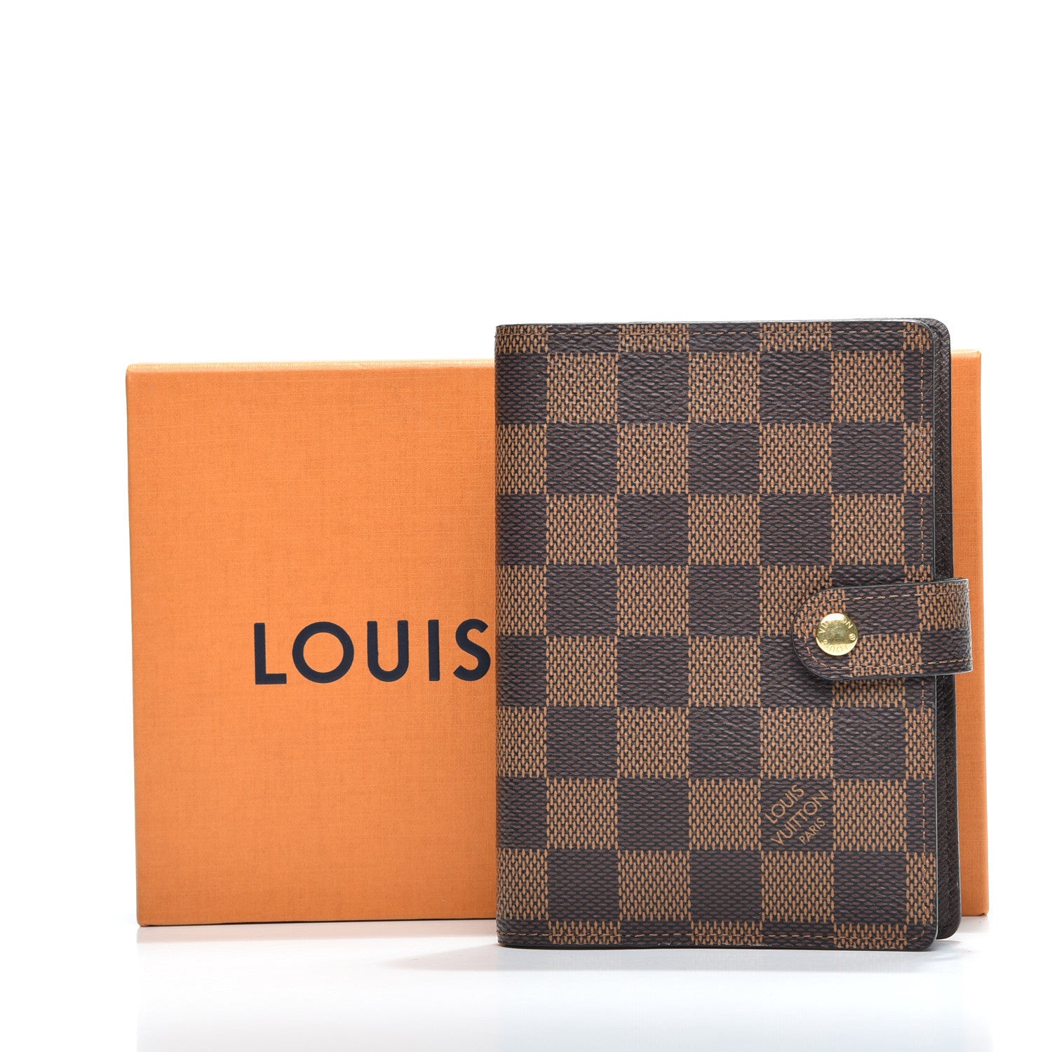 Louis Vuitton Damier Ebene Small Ring Agenda Cover 10 of 10