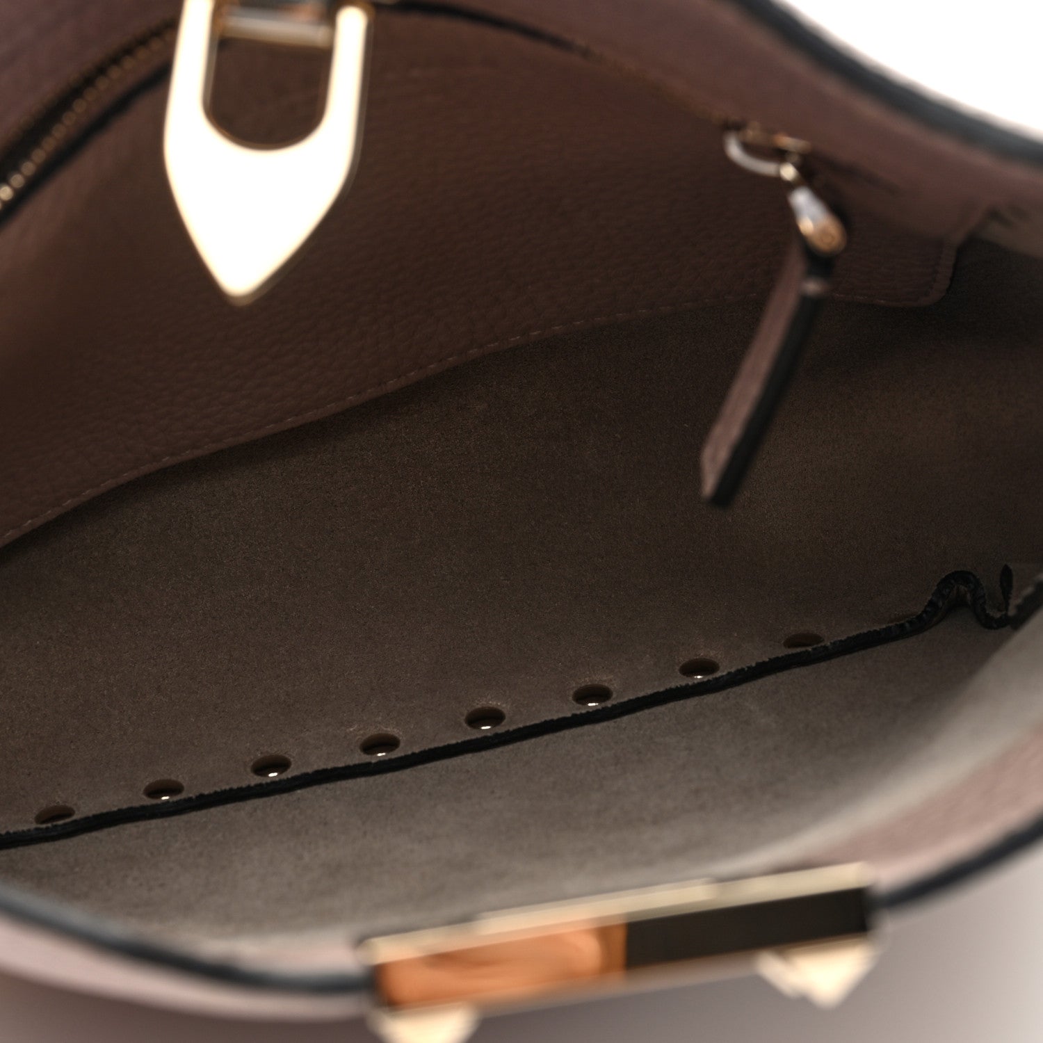 Valentino Garavani Pebbled Calfskin Mini Rockstud Flip-Lock Messenger Bag Poudre 5 of 9