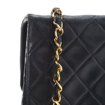 Chanel Lambskin Quilted Mini Square Flap Bag Navy 13 of 18