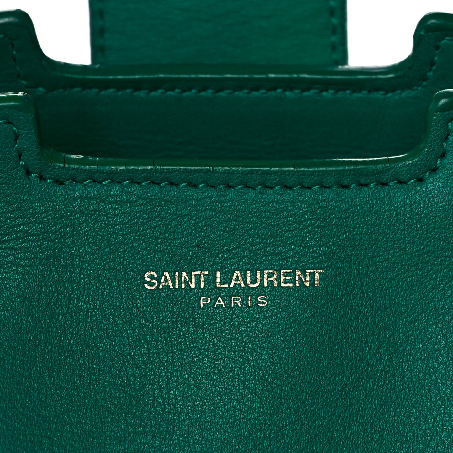 Calfskin Medium Classic Y Cabas Green