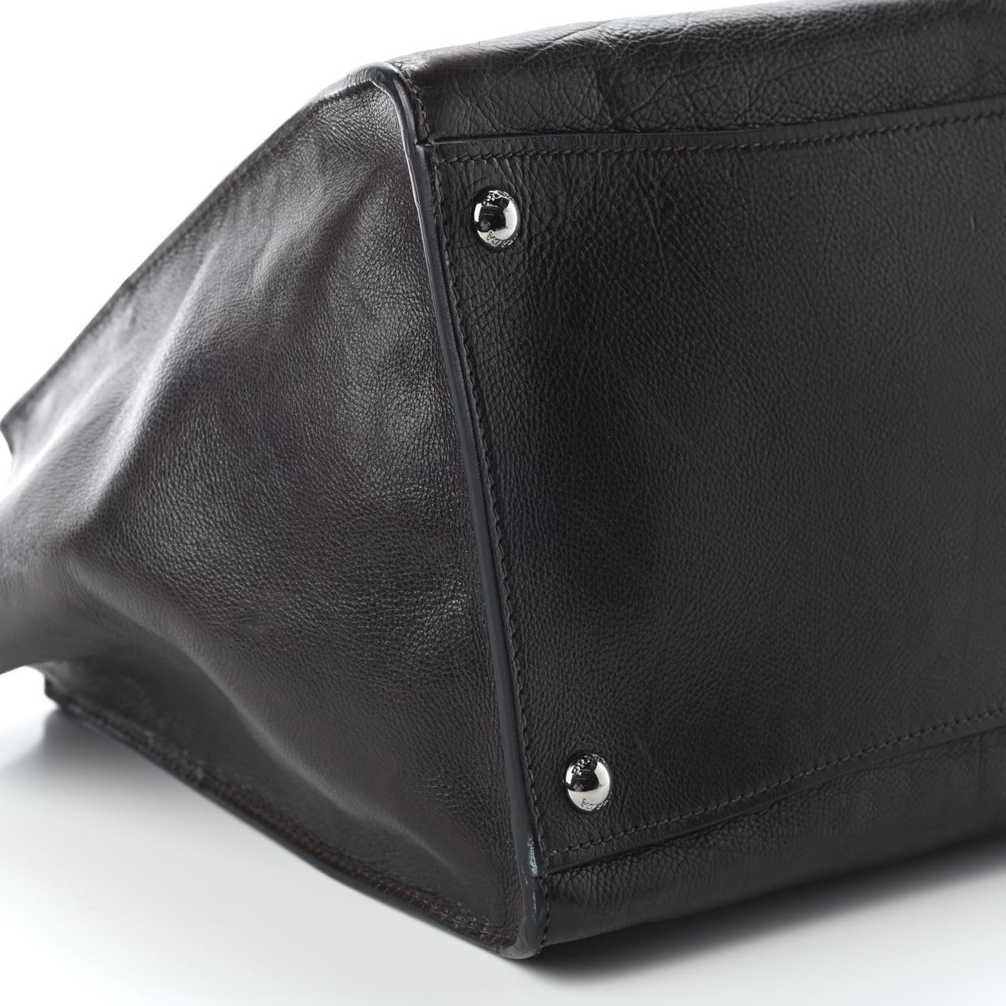 Glace Calf Twin Pocket Tote Moro