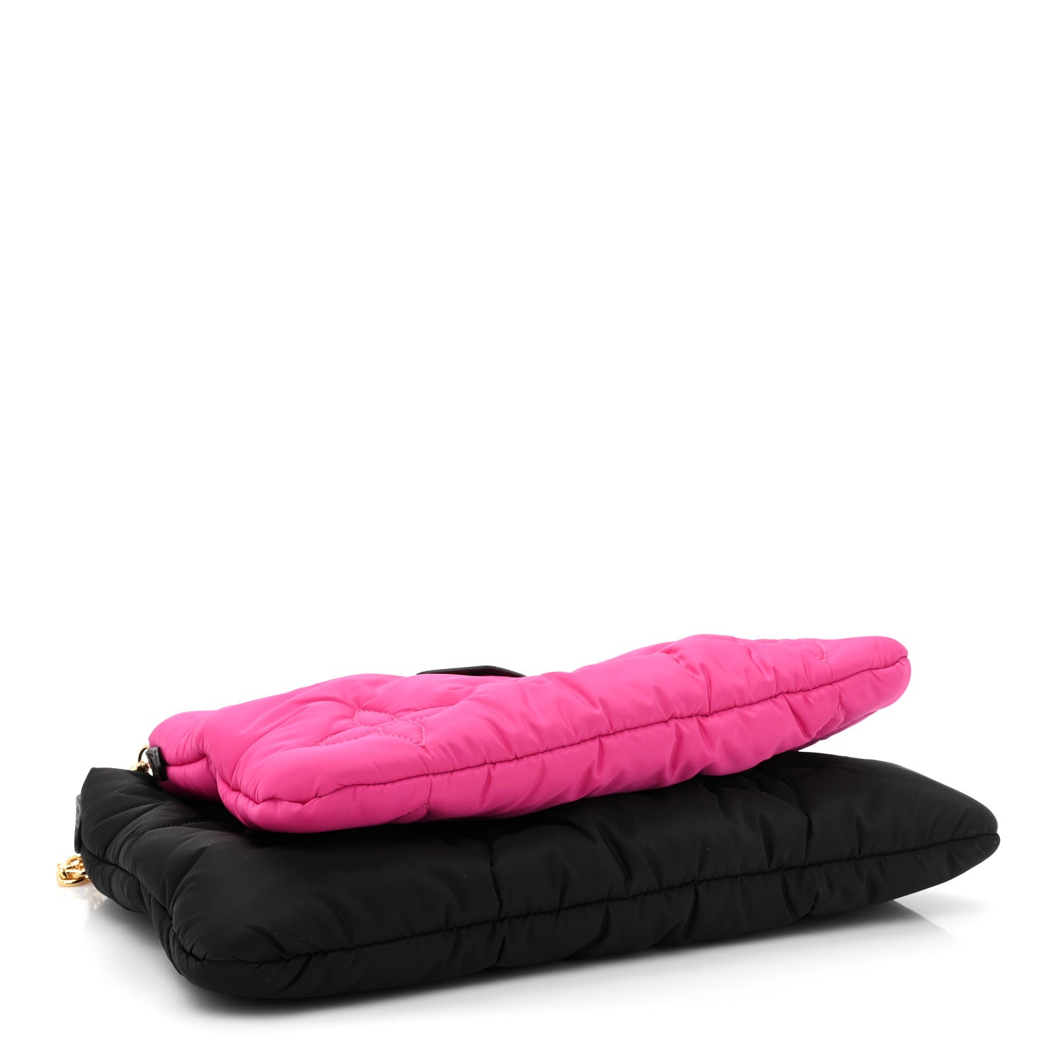 Louis Vuitton Econyl Monogram Pillow Maxi Multi Pochette Accessories Black Fuchsia 4 of 12