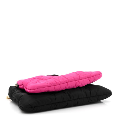 Louis Vuitton Econyl Monogram Pillow Maxi Multi Pochette Accessories Black Fuchsia 4 of 12
