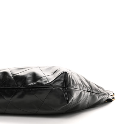 Chanel Shiny Calfskin Quilted Chanel 22 Black 10 of 10
