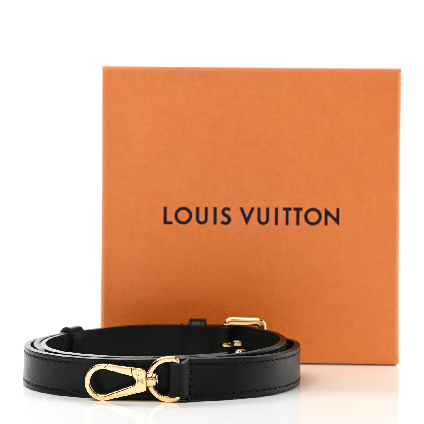 Calfskin 16mm Adjustable Shoulder Strap Black