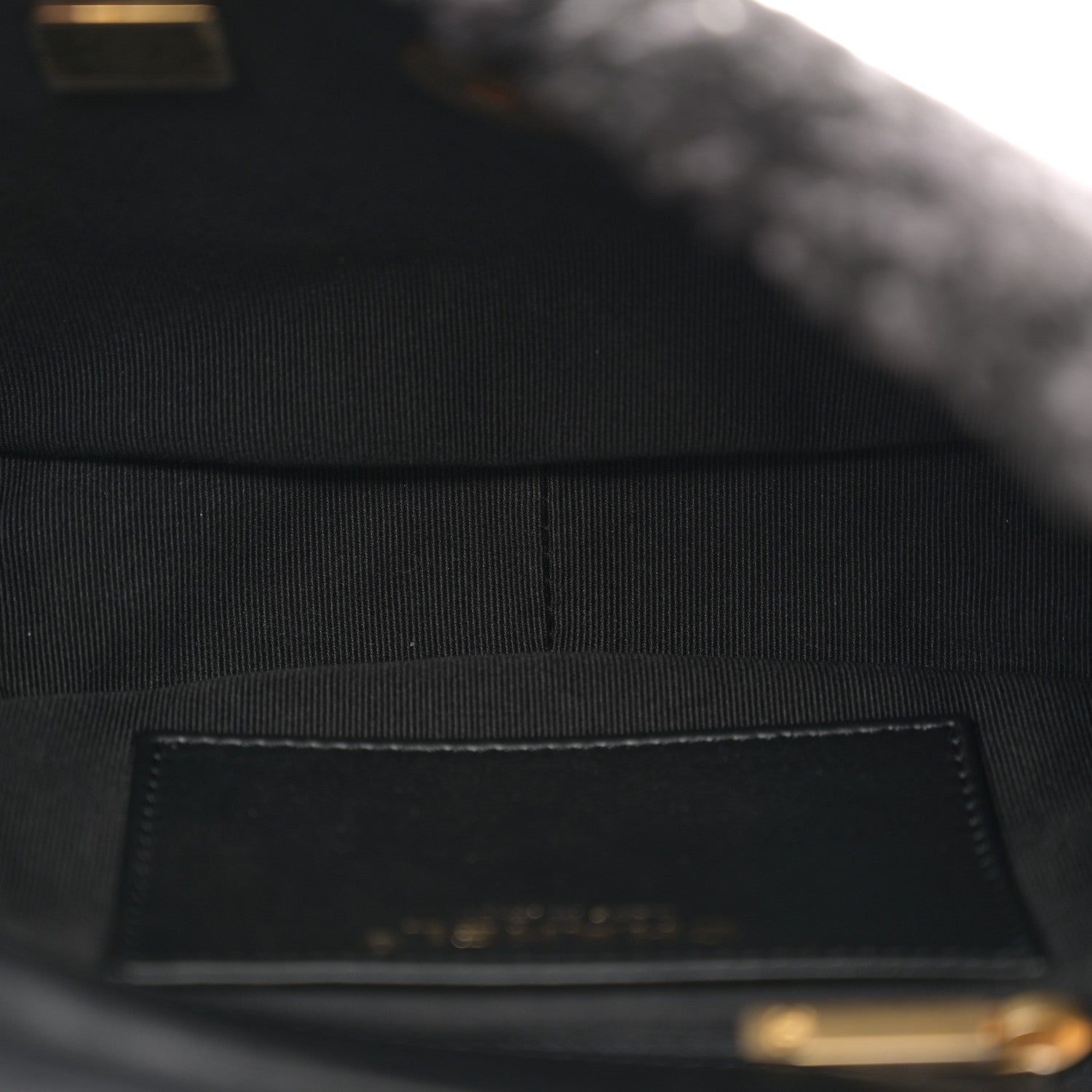 Chanel Shearling Quilted Hobo Black 5 of 10
