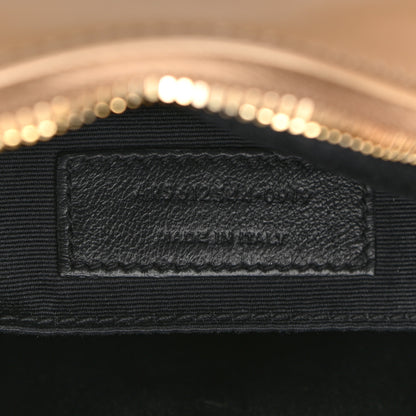 Saint Laurent Calfskin Matelasse Monogram Lou Camera Bag Dark Latte 7 of 13